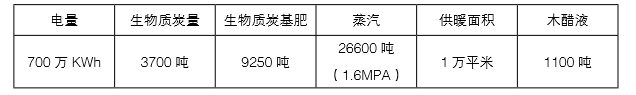仟億達生物質多聯(lián)產(chǎn)的產(chǎn)出